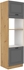 dub artisan + dust grey - STILO skriňa na rúru a mikrovlnku 60 DPM-210 2F