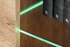detail obývacej steny  - Obývacia stena ARON s biokrbom